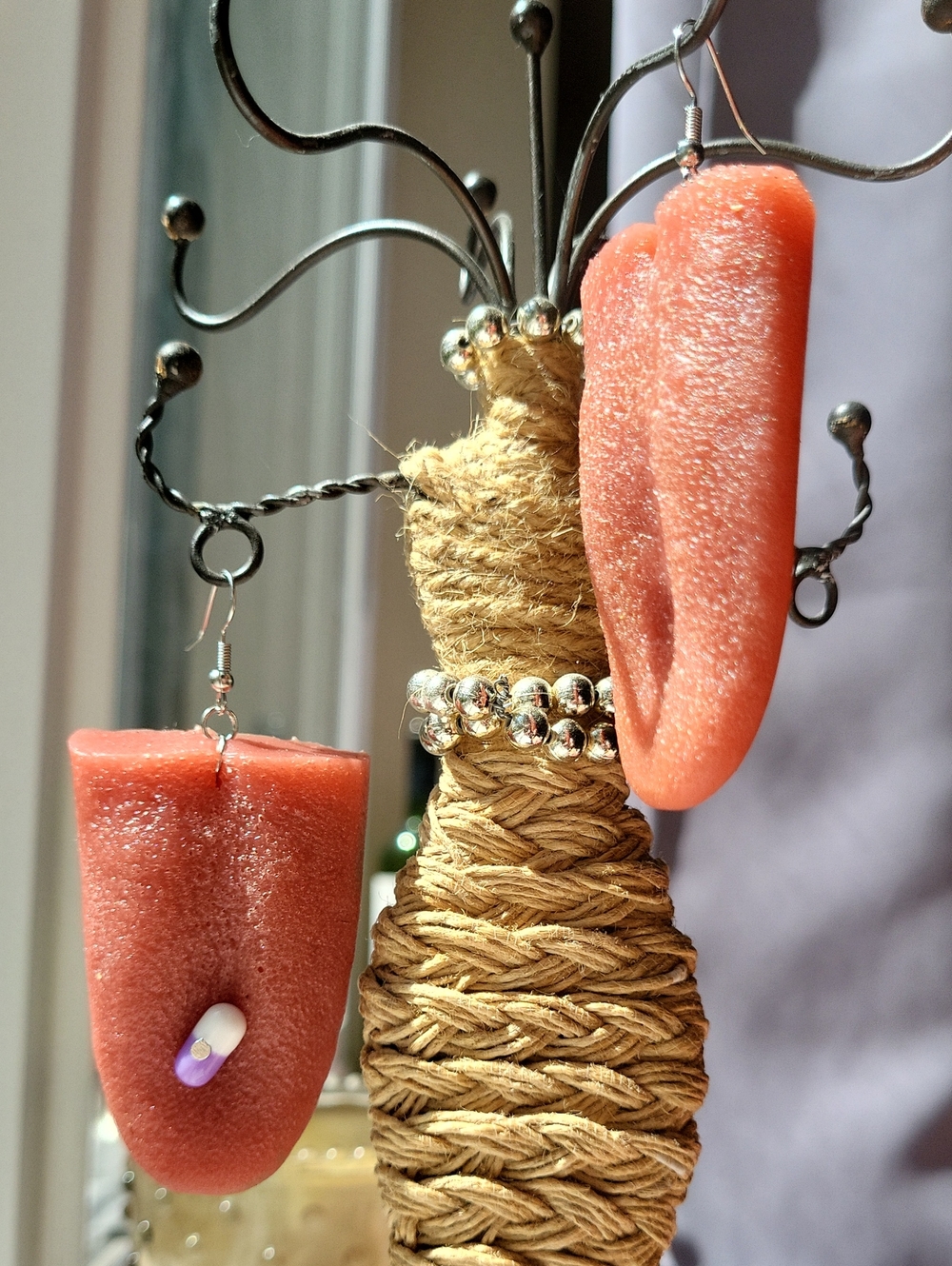 👅 Real Feel Tongue Earrings